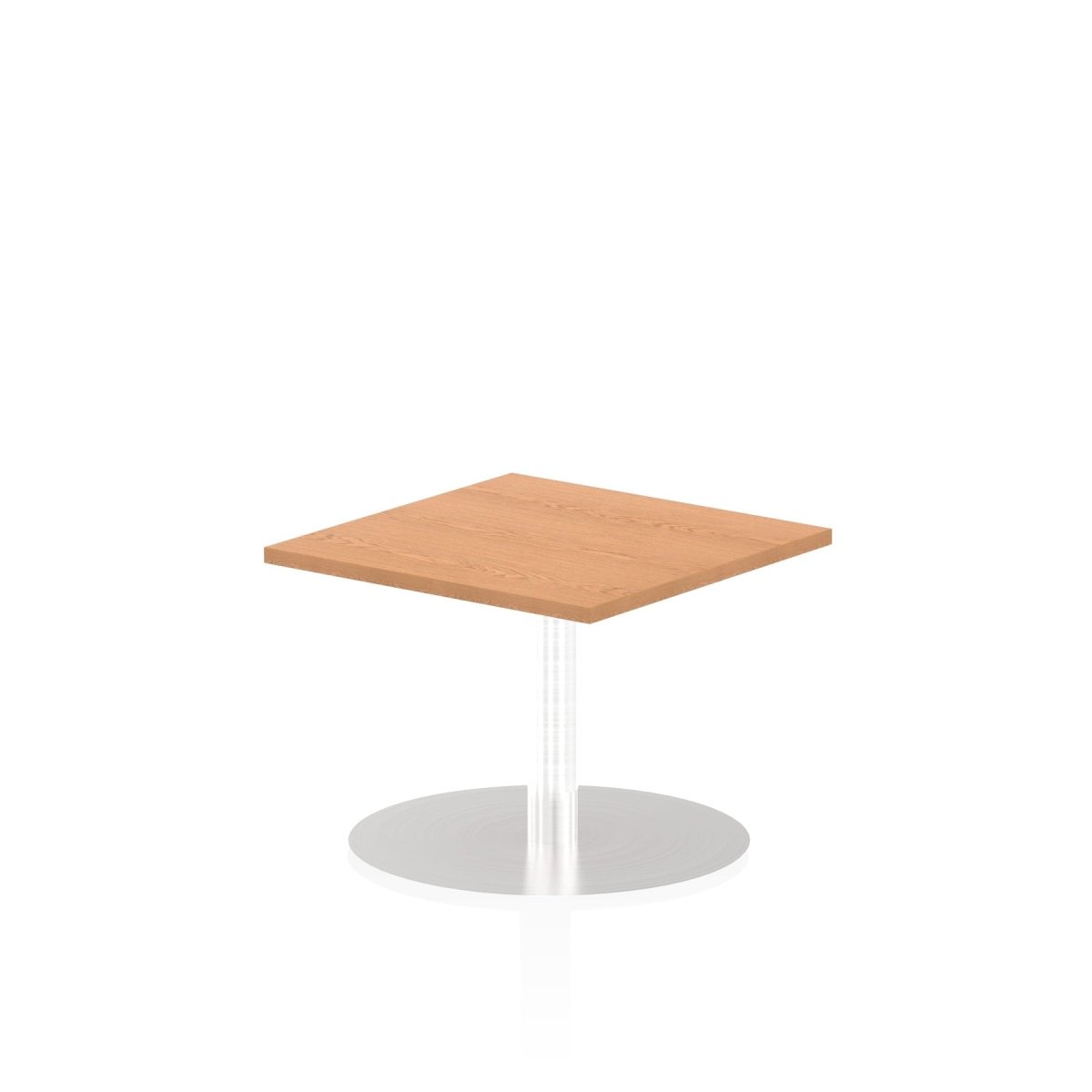Office furniture italia-square-poseur-table Dynamic  Oak 60 Wide 725mm High