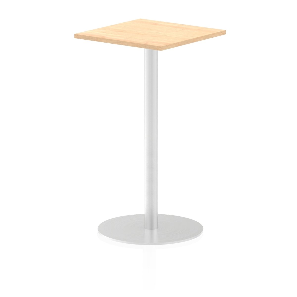 Office furniture italia-square-poseur-table Dynamic  Maple 100 Wide 475mm High