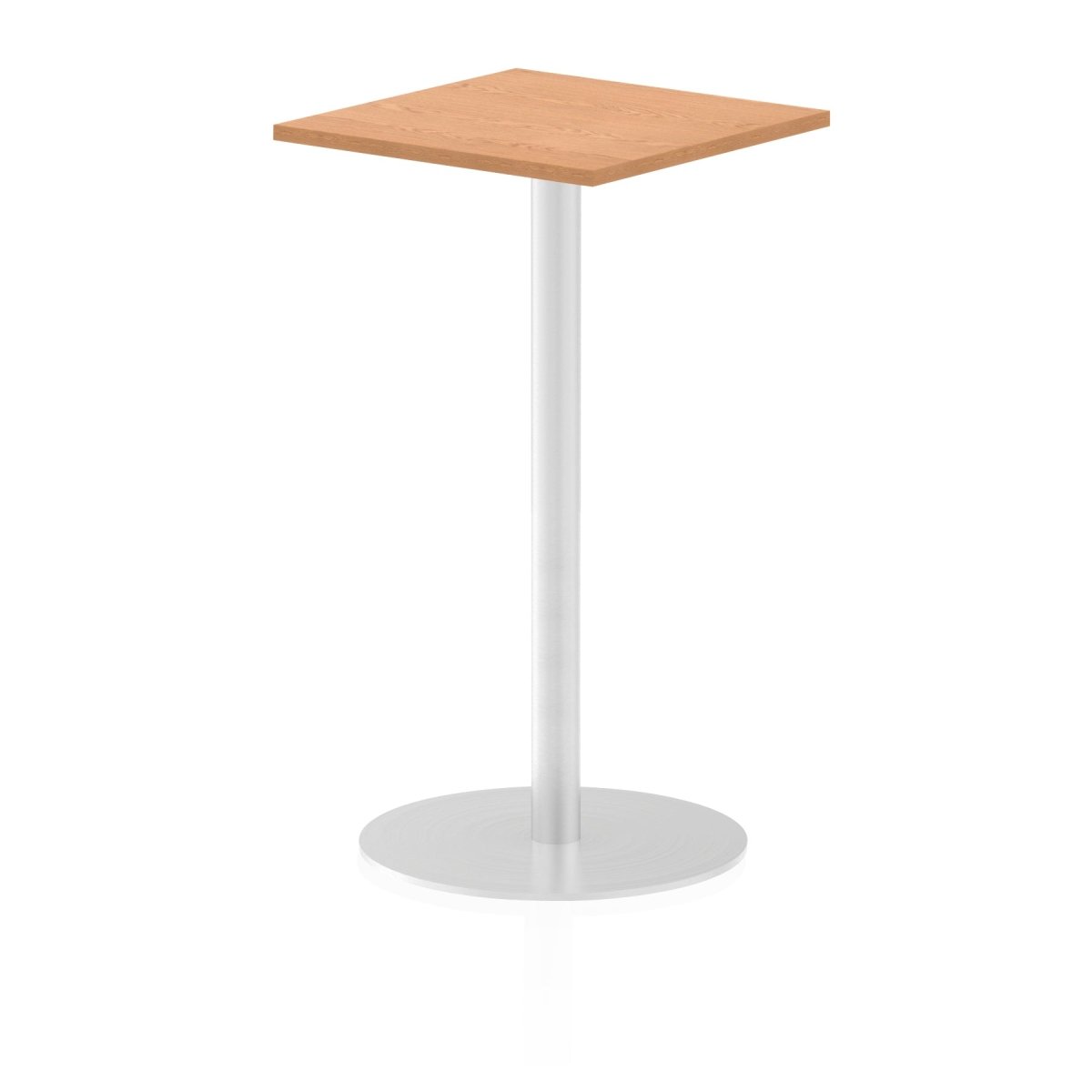 Office furniture italia-square-poseur-table Dynamic  Oak 60 Wide 475mm High