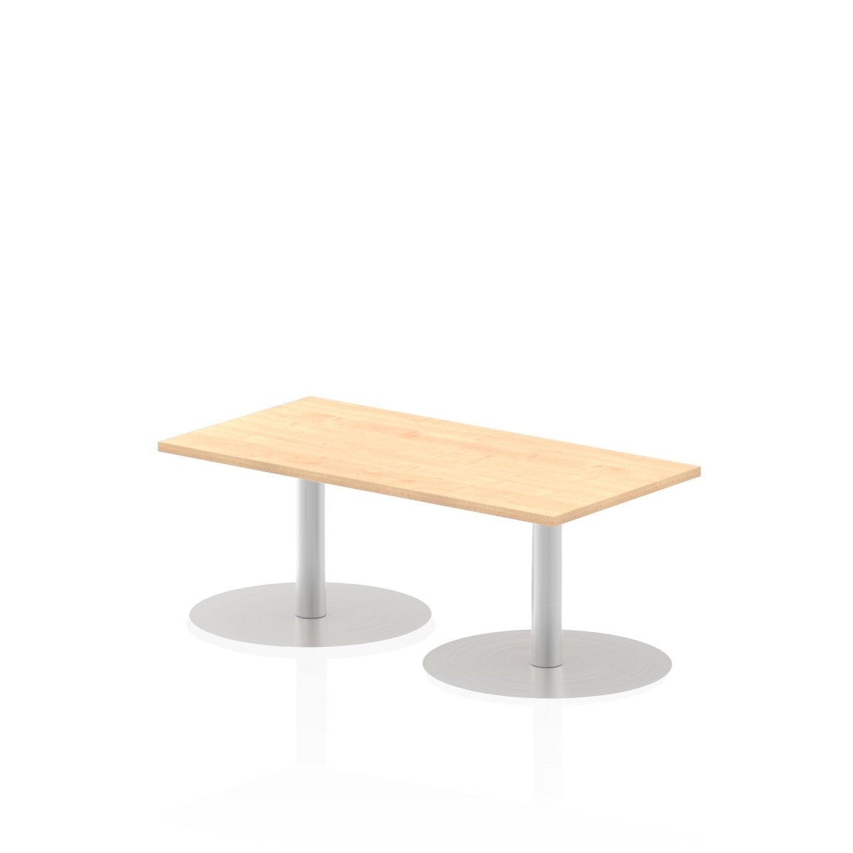 Office furniture italia-slimline-rectangular-poseur-table Dynamic  Maple 120 Wide 725mm High