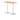 Office Break out Italia Slimline Rectangular Poseur Table by Dynamic Beech 120 Wide 475mm High