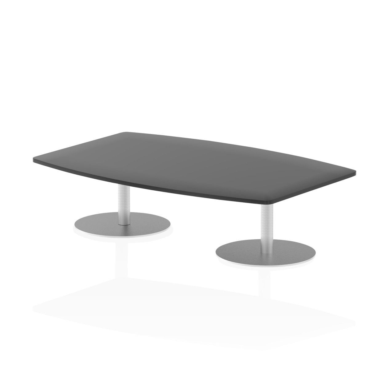 Office furniture italia-high-gloss-boardroom-table Dynamic  Black 180 Wide 725mm High