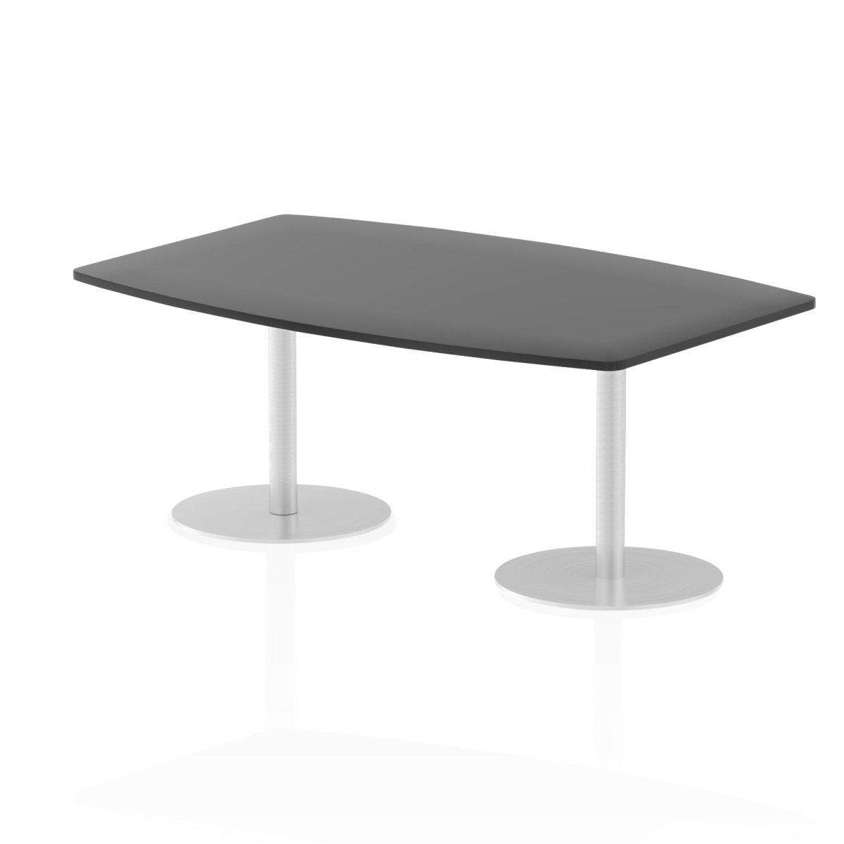 Office furniture italia-high-gloss-boardroom-table Dynamic  Black 180 Wide 1145mm High