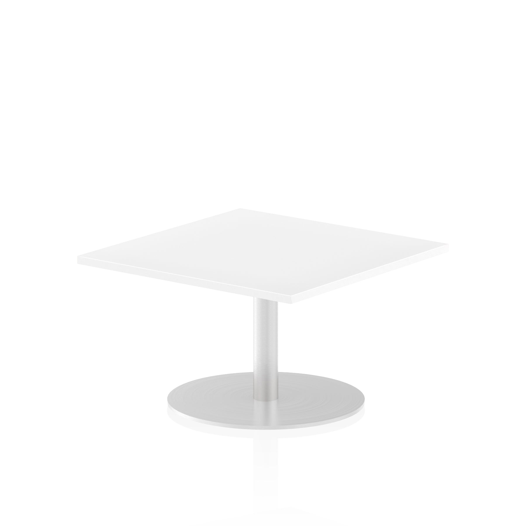 Office furniture italia-square-poseur-table Dynamic  White 100 Wide 725mm High