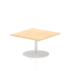 Office furniture italia-square-poseur-table Dynamic  Walnut 100 Wide 725mm High