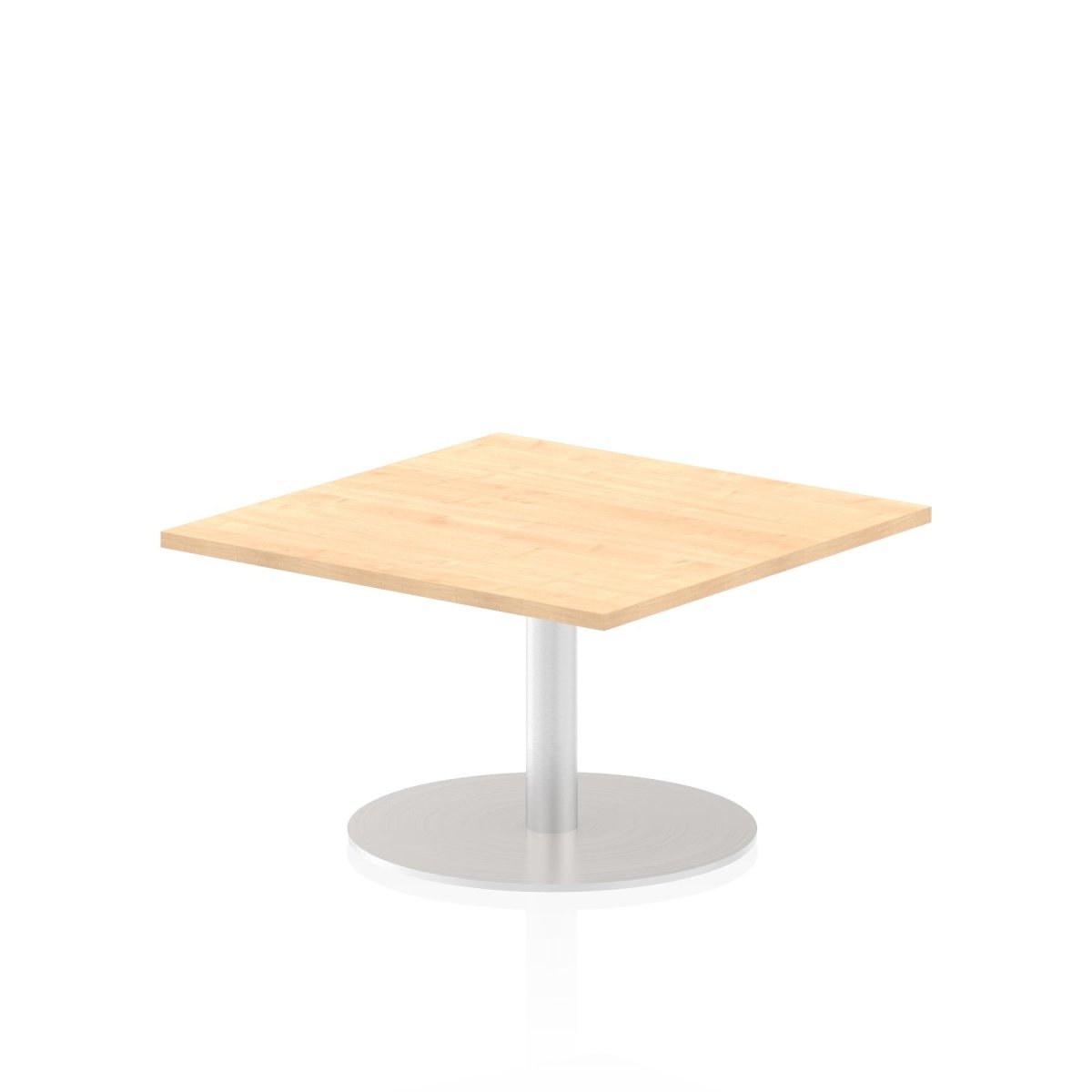 Office furniture italia-square-poseur-table Dynamic  Walnut 100 Wide 725mm High
