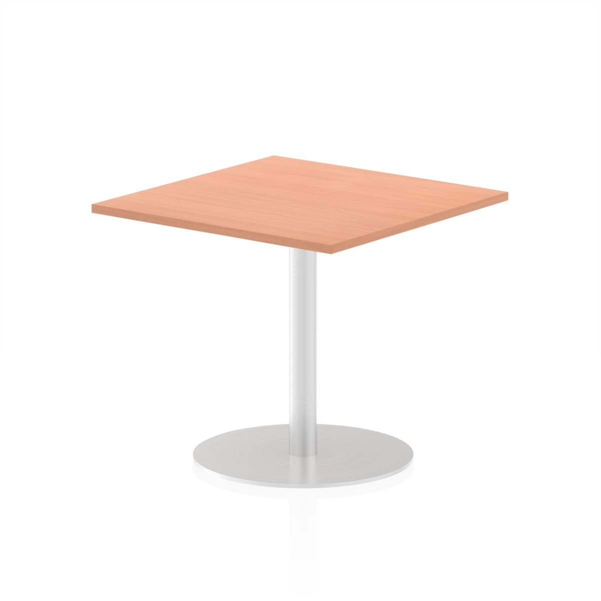 Office furniture italia-square-poseur-table Dynamic  Walnut 60 Wide 1145mm High