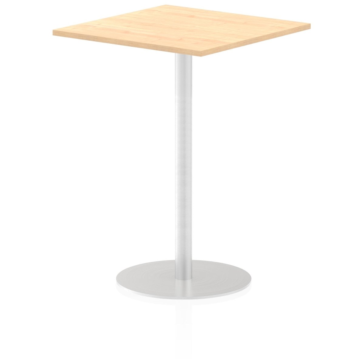 Office furniture italia-square-poseur-table Dynamic  Walnut 100 Wide 475mm High