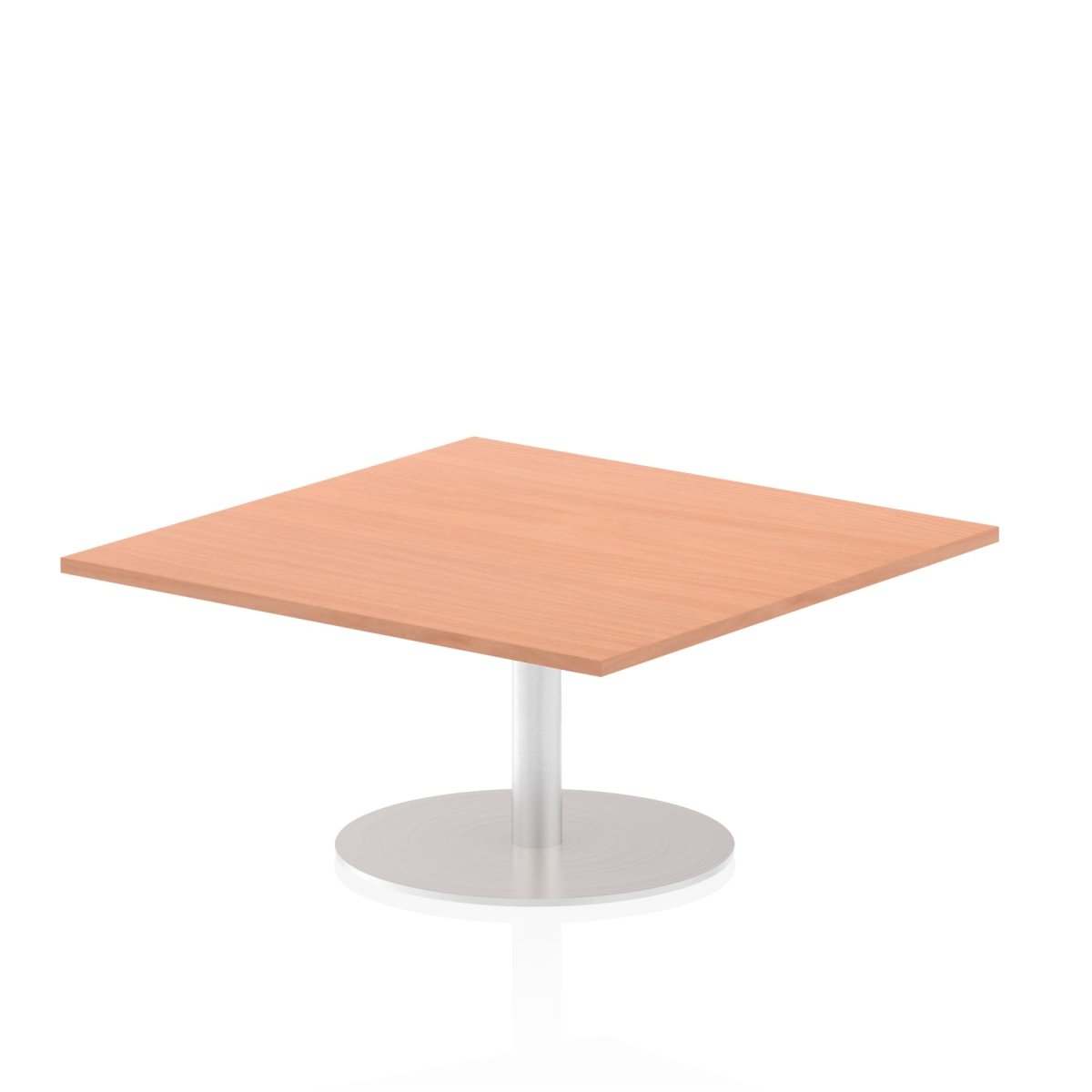 Office furniture italia-square-poseur-table Dynamic  Beech 60 Wide 725mm High