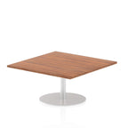 Office furniture italia-square-poseur-table Dynamic  Grey Oak 80 Wide 725mm High