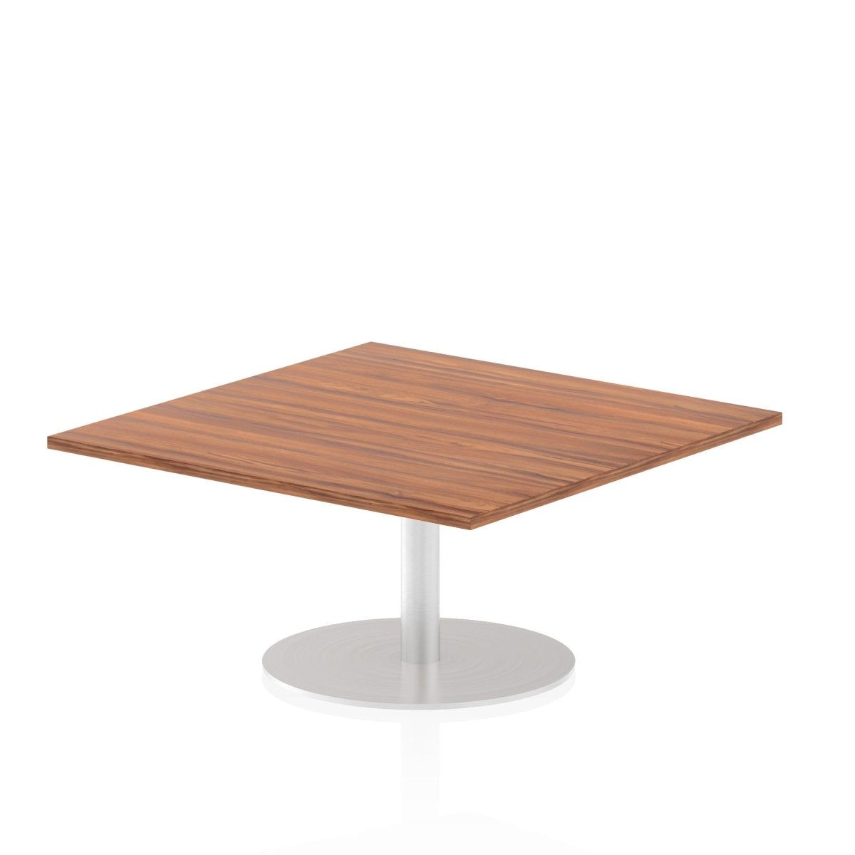 Office furniture italia-square-poseur-table Dynamic  Grey Oak 80 Wide 725mm High