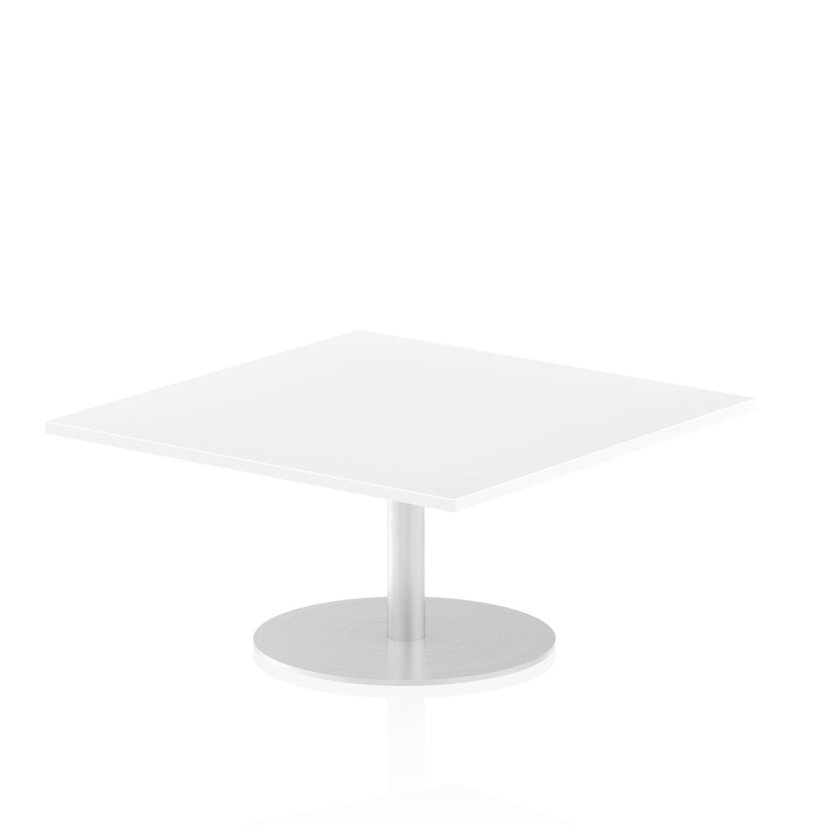 Office furniture italia-square-poseur-table Dynamic  Grey Oak 100 Wide 725mm High