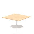 Office furniture italia-square-poseur-table Dynamic  Beech 100 Wide 725mm High