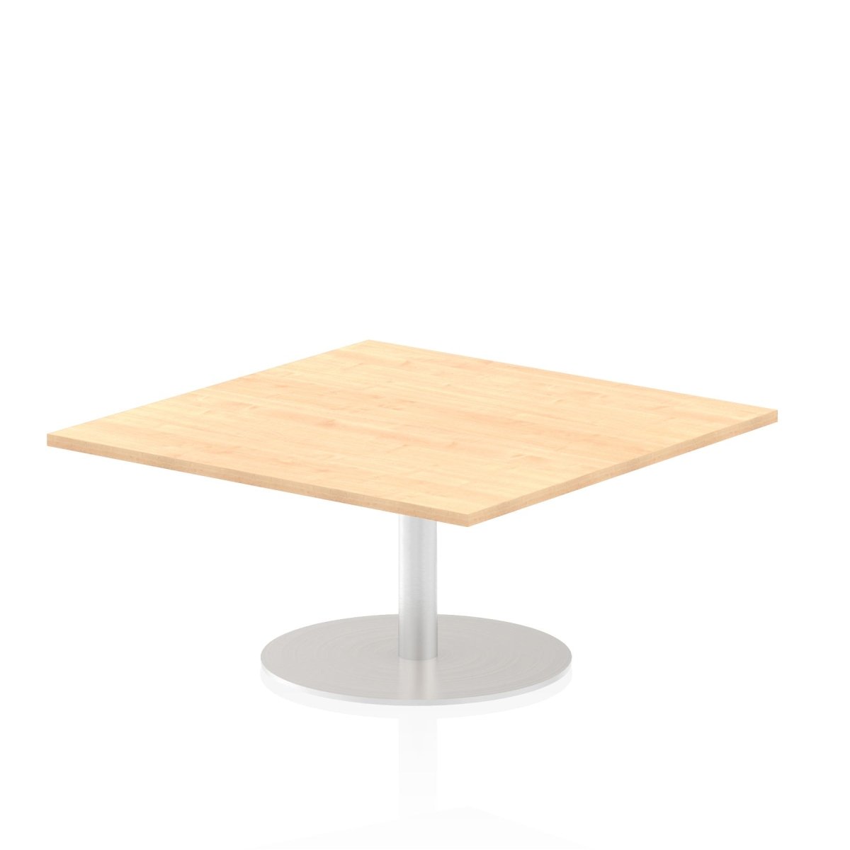 Office furniture italia-square-poseur-table Dynamic  Beech 100 Wide 725mm High