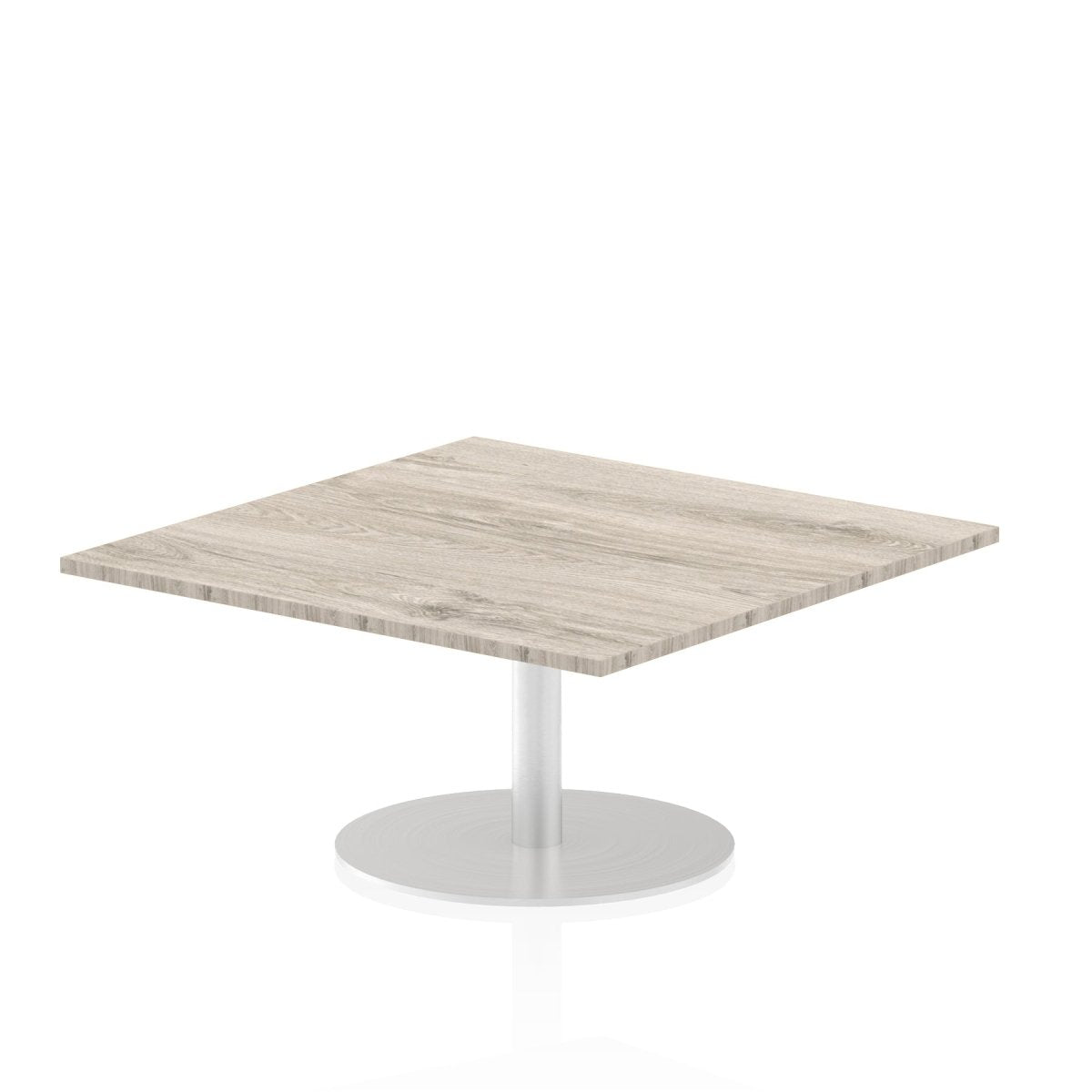 Office furniture italia-square-poseur-table Dynamic  Beech 80 Wide 725mm High