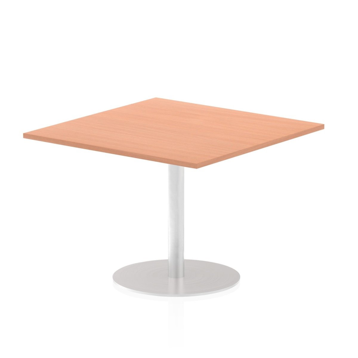 Office furniture italia-square-poseur-table Dynamic  Beech 60 Wide 1145mm High
