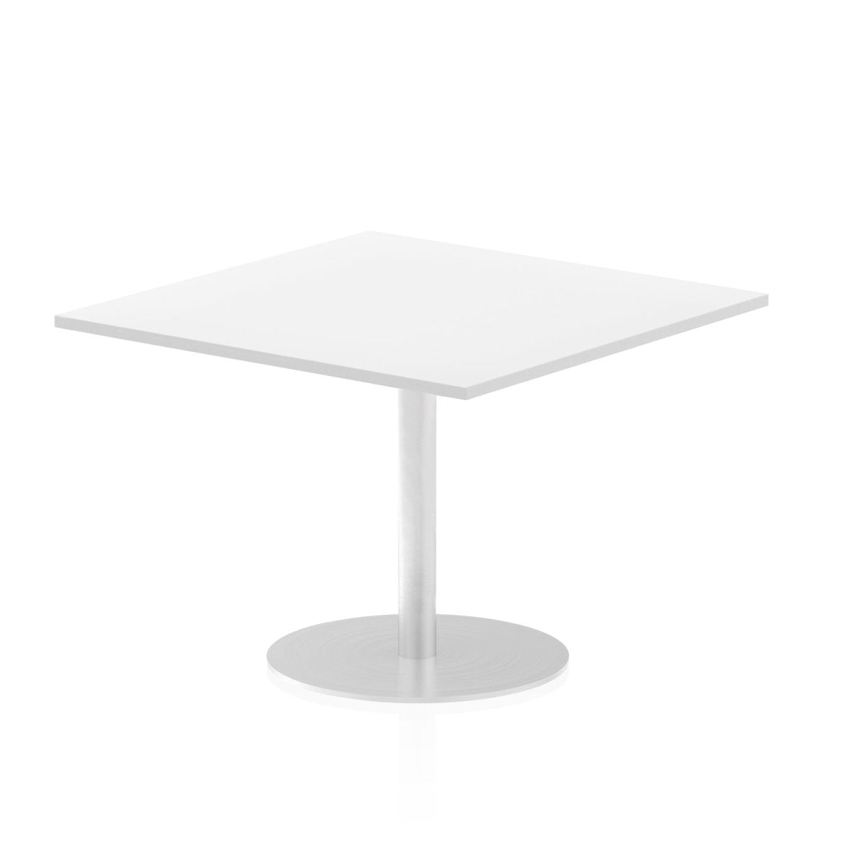 Office furniture italia-square-poseur-table Dynamic  Grey Oak 100 Wide 1145mm High
