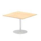 Office furniture italia-square-poseur-table Dynamic  Beech 100 Wide 1145mm High