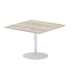 Office furniture italia-square-poseur-table Dynamic  Beech 80 Wide 1145mm High