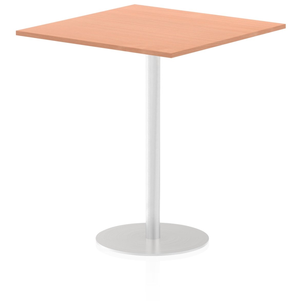 Office Breakout Italia Square Poseur Table by Dynamic Beech 60 Wide 475mm High
