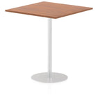 Office furniture italia-square-poseur-table Dynamic  Grey Oak 80 Wide 475mm High