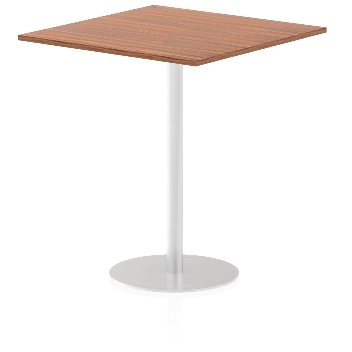 Office furniture italia-square-poseur-table Dynamic  Grey Oak 80 Wide 475mm High