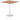 Office furniture italia-square-poseur-table Dynamic  Grey Oak 80 Wide 475mm High