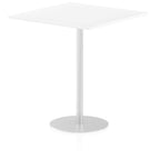 Office furniture italia-square-poseur-table Dynamic  Grey Oak 100 Wide 475mm High