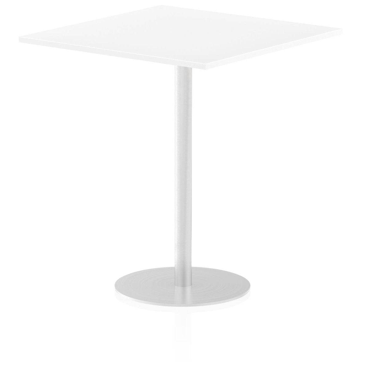 Office furniture italia-square-poseur-table Dynamic  Grey Oak 100 Wide 475mm High