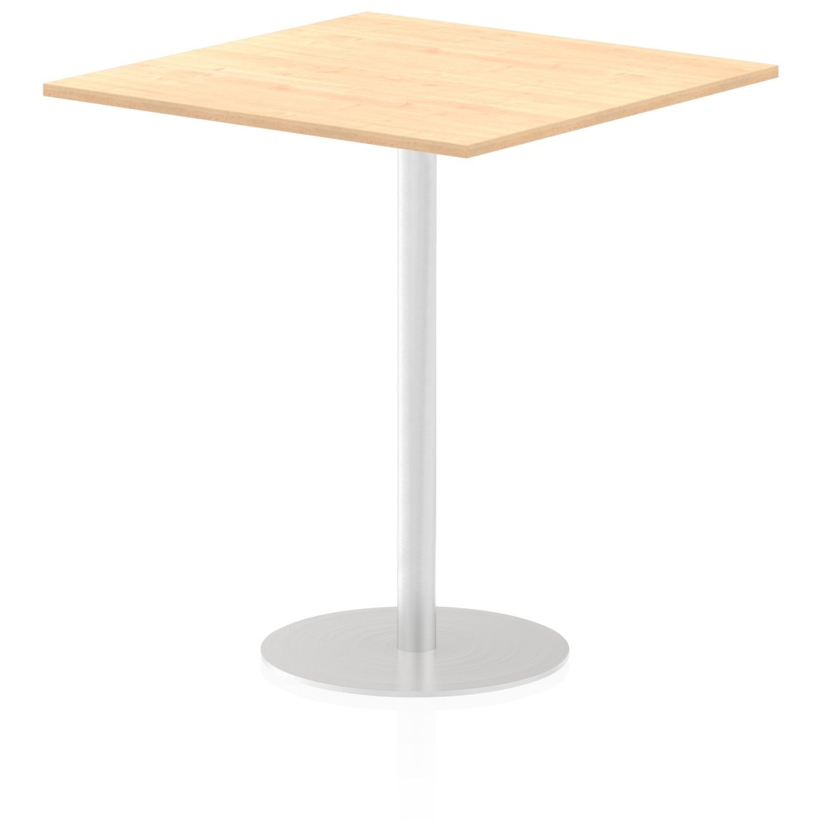 Office furniture italia-square-poseur-table Dynamic  Beech 100 Wide 475mm High