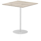 Office furniture italia-square-poseur-table Dynamic  Beech 80 Wide 475mm High
