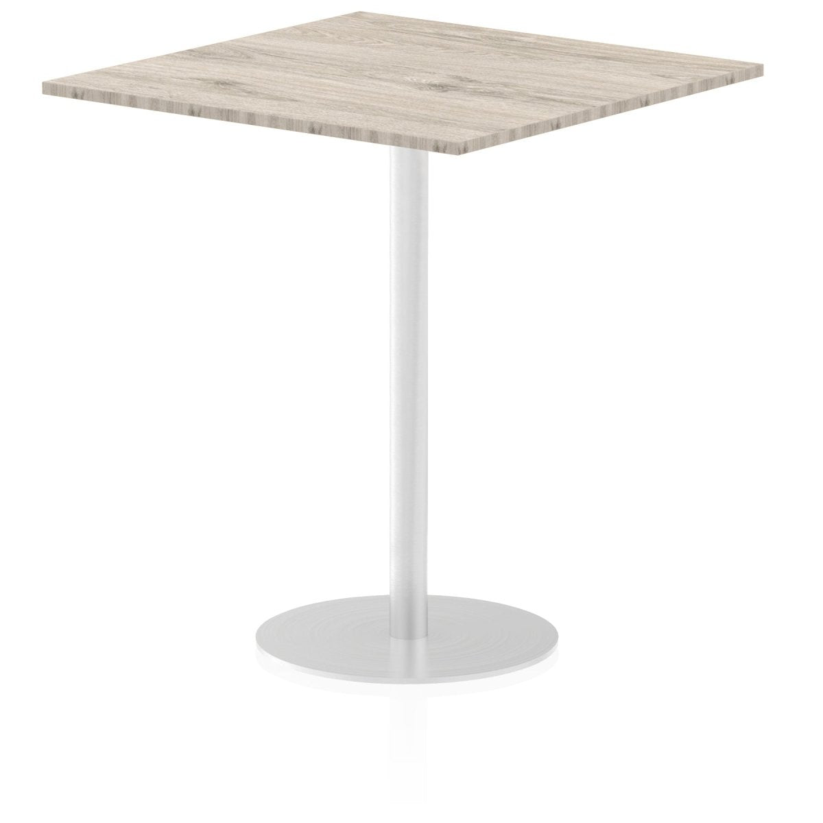 Office furniture italia-square-poseur-table Dynamic  Beech 80 Wide 475mm High