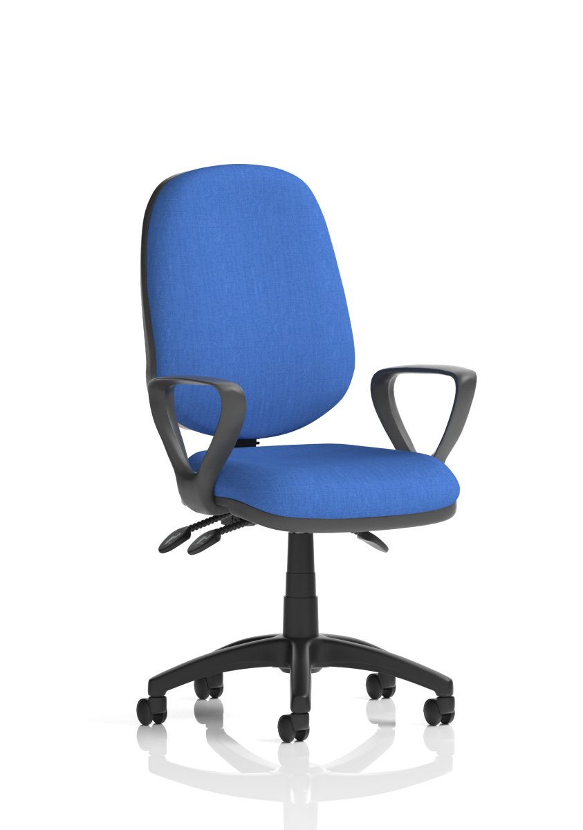 eclipse-plus-iii-operator-chair Dynamic  Black Fabric  Matching Bespoke Colour With Height Adjustable Arms