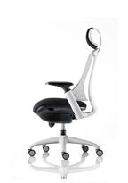 Office furniture flex-task-operator-chair-white-frame Dynamic  Black Colour Green 