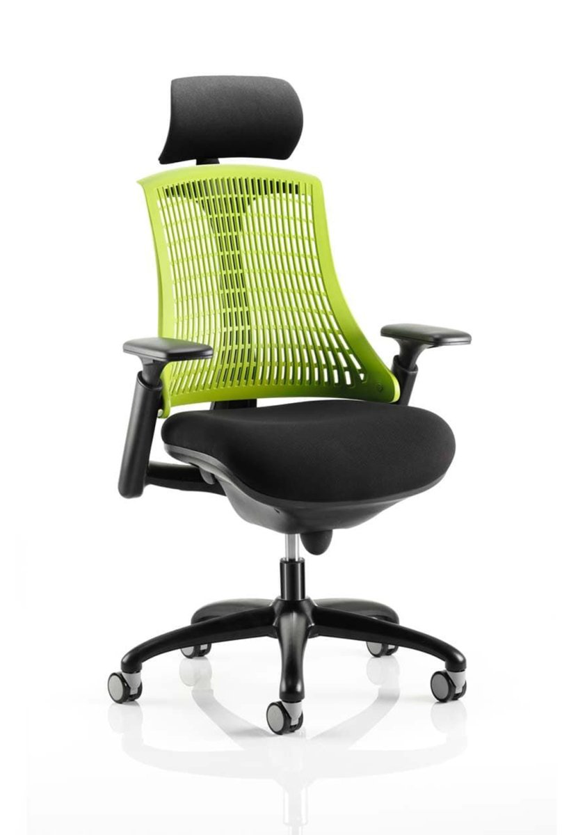 Office furniture flex-task-operator-chair-black-frame Dynamic  Bespoke Ginseng Chilli Colour Black 