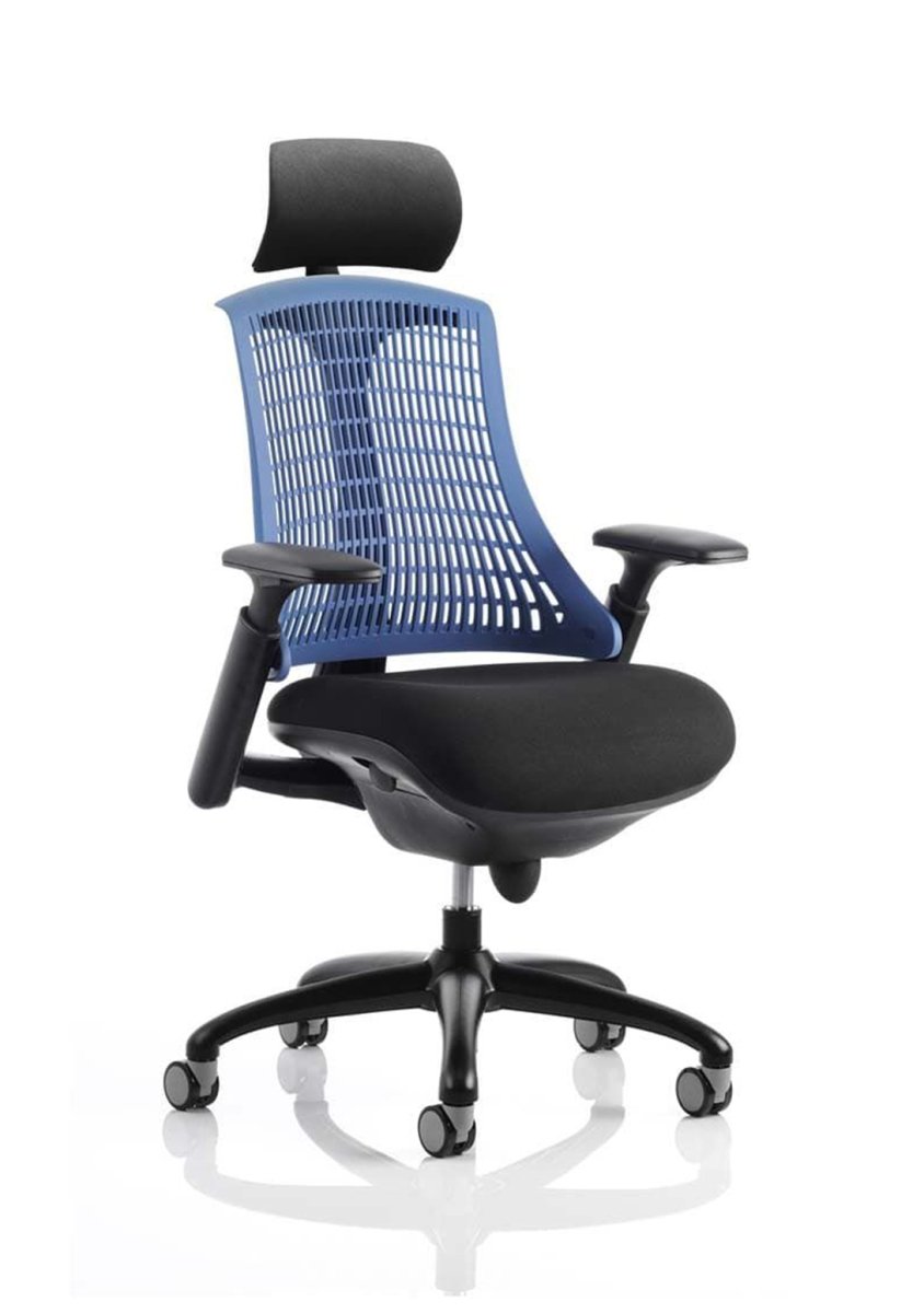 Office furniture flex-task-operator-chair-black-frame Dynamic  Bespoke Senna Yellow Colour Black 