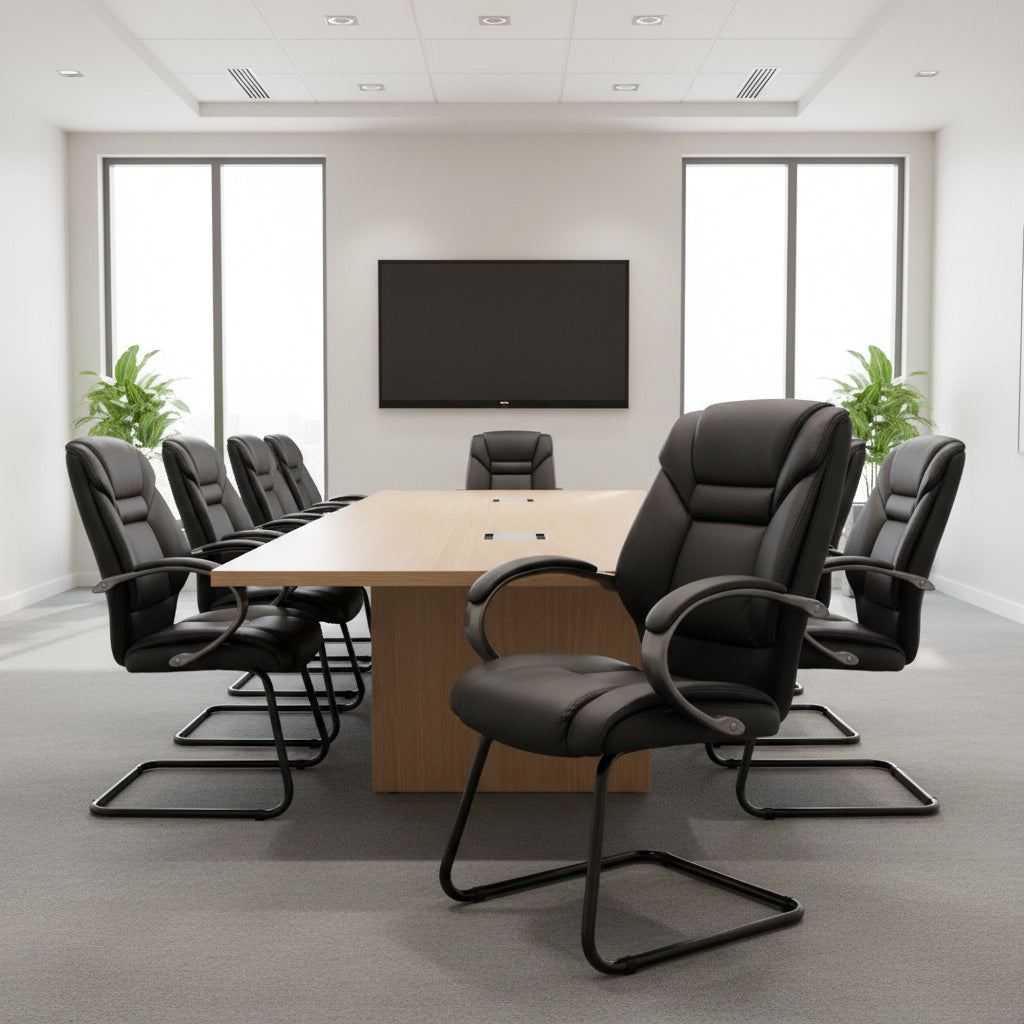 Office furniture galloway-cantilever-chair Dynamic  Blue Fabric   