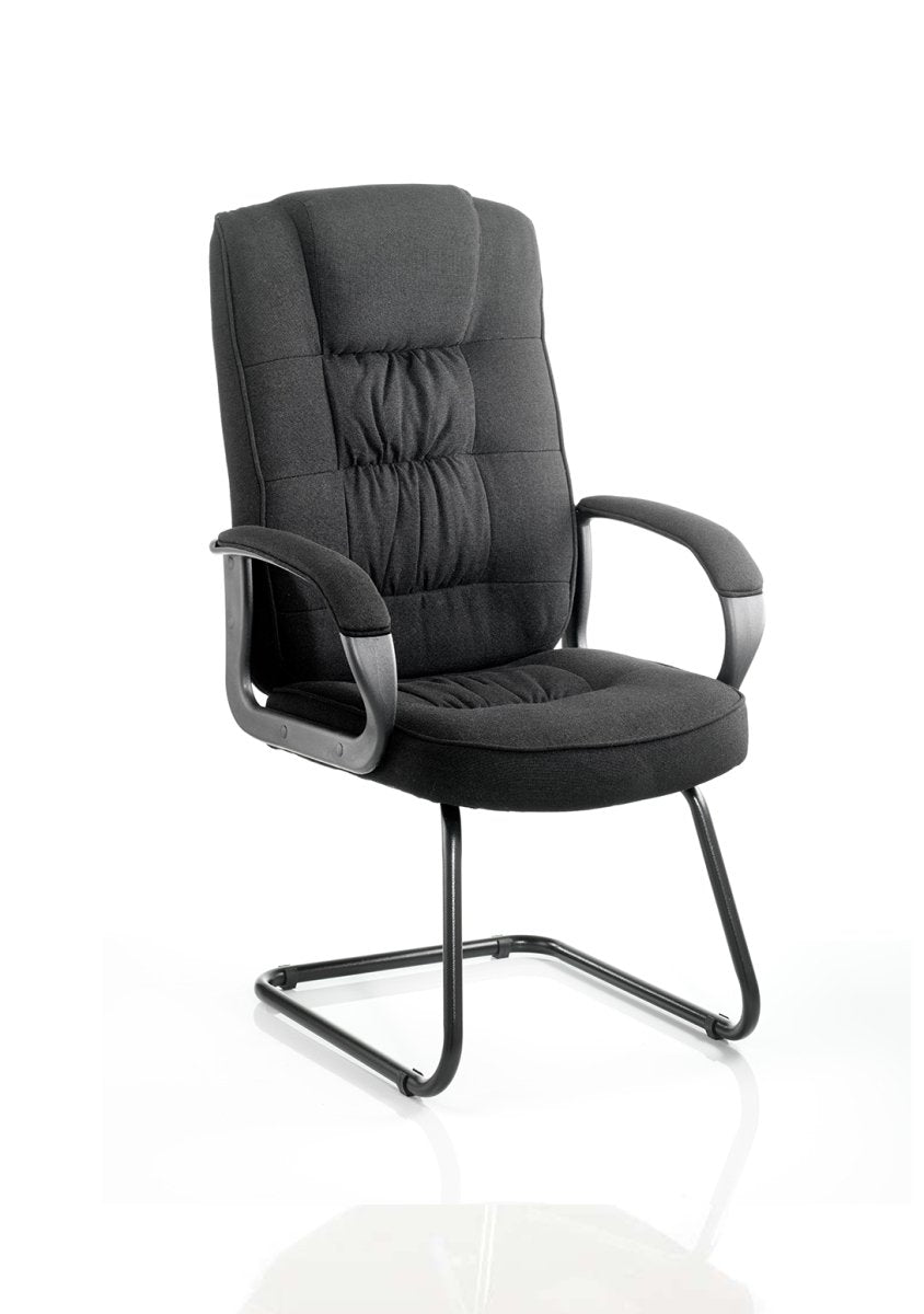 Office furniture moore-cantilever-chair Dynamic  Black Fabric   