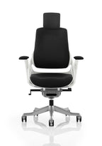 Office furniture zure-executive-chair-with-white-shell Dynamic  Elastomer Gel Grey Colour Elastomer Gel Grey 