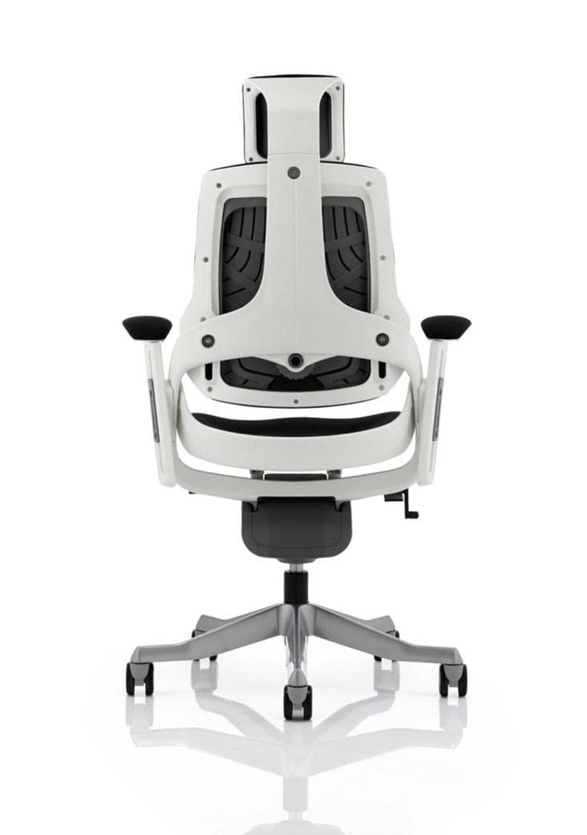 Office furniture zure-executive-chair-with-white-shell Dynamic  Black Fabric Colour Black Fabric 