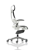 Office furniture zure-executive-chair-with-white-shell Dynamic  Elastomer Gel Orange Colour Elastomer Gel Orange 