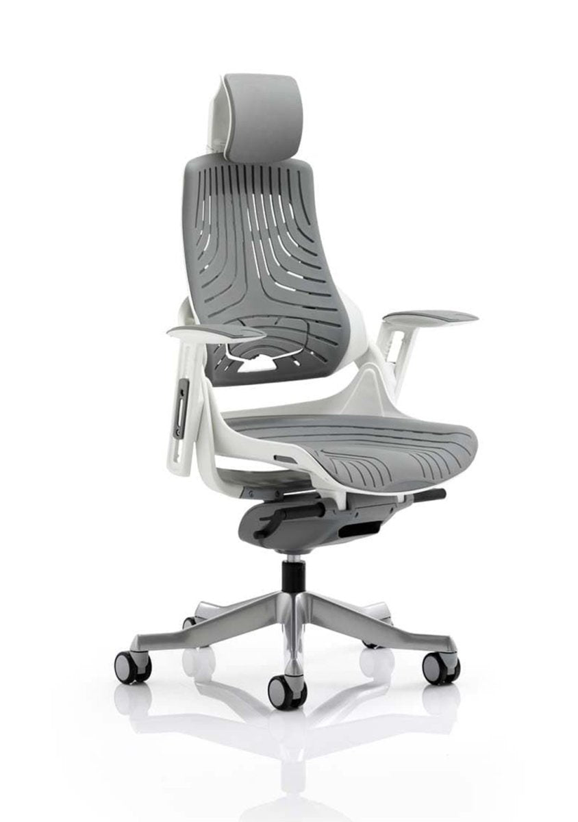 zure-executive-chair-with-white-shell Dynamic  Bespoke Bergamot Cherry Fabric Colour Bespoke Bergamot Cherry 