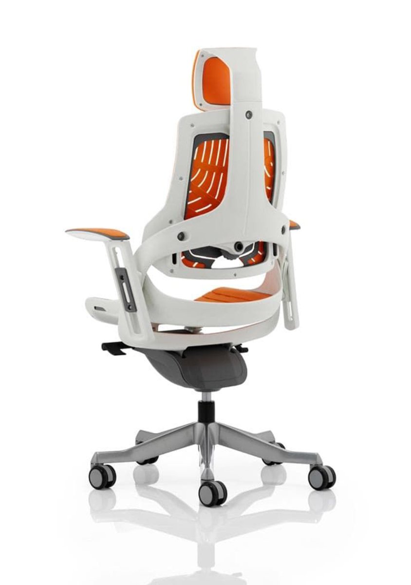 Office furniture zure-executive-chair-with-white-shell Dynamic  Bespoke Maringa Teal Fabric Colour Bespoke Maringa Teal 