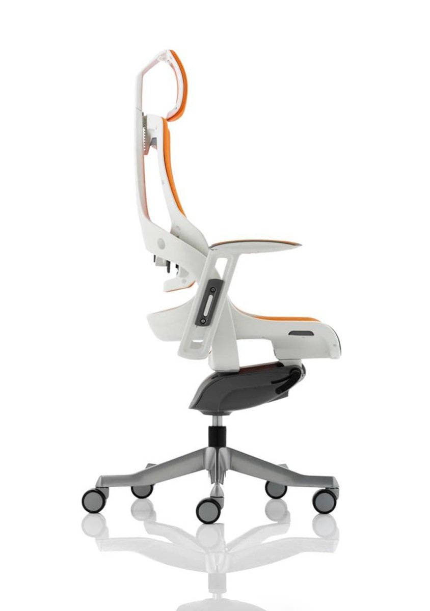 Office furniture zure-executive-chair-with-white-shell Dynamic  Bespoke Tansy Purple Fabric Colour Bespoke Tansy Purple 