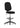 Operator Office Chair Eclipse Plus I Medium Back Task with Hi Rise Draughtsman Kit None Colour Black Fabric 