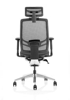 Office furniture ergo-click Dynamic  Mesh & Bespoke Stevia Blue Fabric  No headrest 