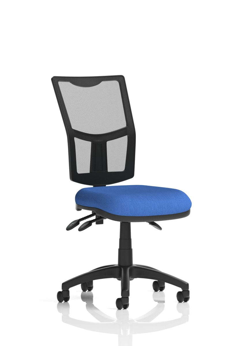 Office furniture eclipse-plus-iii-mesh-back-operator-chair Dynamic  Blue Fabric  None 