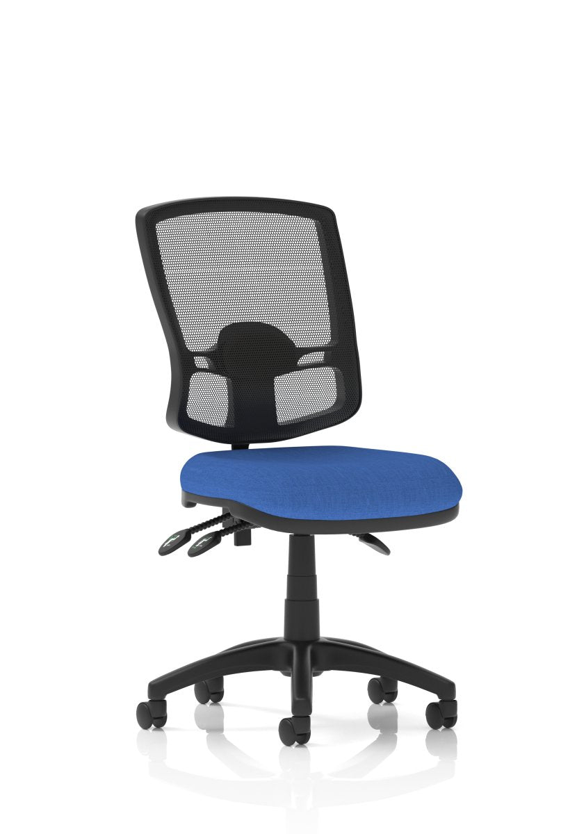 Office furniture eclipse-plus-iii-deluxe-mesh-back-operator-chair Dynamic  Blue Fabric  None 