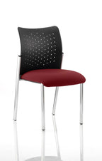 Office furniture academy-visitor-chair Dynamic  Bespoke Senna Yellow  With Arms Matching Bespoke Fabric