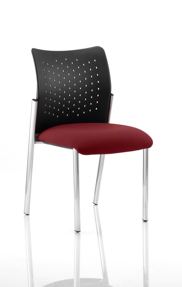 Office furniture academy-visitor-chair Dynamic  Bespoke Senna Yellow  With Arms Matching Bespoke Fabric